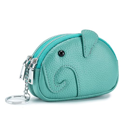 HYPIQQ Geldbeutel Damen Klein Mini Münzbörse Geldbörse Portemonnaie Geldtasche Klein Mit Reißverschluss Süß Für Mädchen Frauen,B,13CM von HYPIQQ