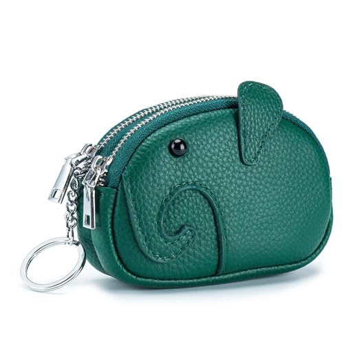 HYPIQQ Geldbeutel Damen Klein Mini Münzbörse Geldbörse Portemonnaie Geldtasche Klein Mit Reißverschluss Süß Für Mädchen Frauen,C,13CM von HYPIQQ