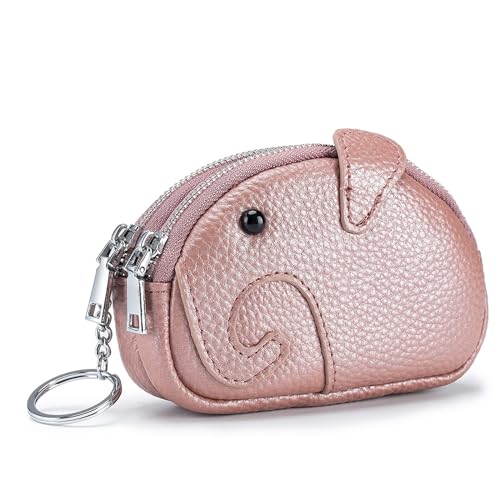 HYPIQQ Geldbeutel Damen Klein Mini Münzbörse Geldbörse Portemonnaie Geldtasche Klein Mit Reißverschluss Süß Für Mädchen Frauen,E,13CM von HYPIQQ