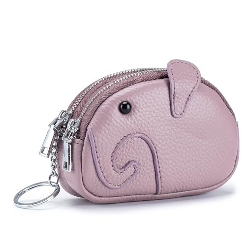 HYPIQQ Geldbeutel Damen Klein Mini Münzbörse Geldbörse Portemonnaie Geldtasche Klein Mit Reißverschluss Süß Für Mädchen Frauen,F,13CM von HYPIQQ