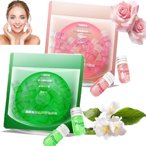 Cisto Reinigungsöl Mini, Cisto Make-up-Entferneröl, Cisto Weichmachendes, beruhigendes, sanftes Reinigungsöl für die Reise 2 ml 20 Stück, tragbares Einweg-Gesichtsreinigungsöl (A+B) von HYPYXUS