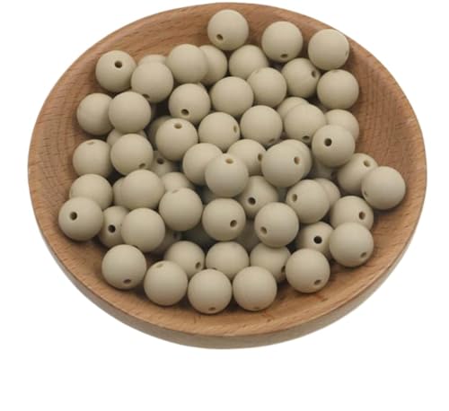 HYQOUKLR Perlen zur Herstellung von Schlüsselanhängern, Packung mit 50 9 mm Stern Silikon Perlen weiß for DIY Schmuck Schlüsselanhänger machen Navajo von HYQOUKLR