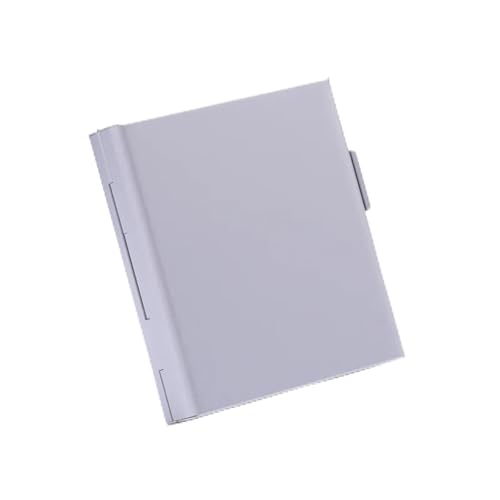 HYQOUKLR Visitenkartenhalter, Kartenetui aus Metall, Aluminium Business Case Aufbewahrungshalter Doppelseitige Flip Open Pocket-Zigarettenetui Aufbewahrung(Se) von HYQOUKLR