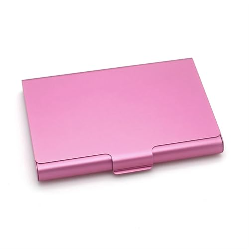 HYQOUKLR Visitenkartenhalter, Kartenetui aus Metall, Mode Aluminium Legierung Box Karte Veranstalter Frauen Männer Metall Kreditkarten Fall Dünne(03) von HYQOUKLR