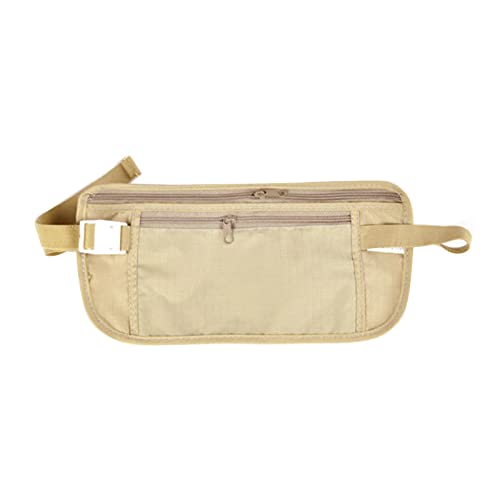 HYROOY Schlanker Geldgürtel, sichere Reisetasche, Geldbeutel, verstecktes Schloss, Anti-Diebstahl-Paket, Khaki#, As Pic Shows HYROOY Schlanker Geldgürtel, sichere Reisetasche, Geldbeutel, verstecktes Schloss, Anti-Diebstahl-Paket, Khaki#, As Pic Shows von HYROOY