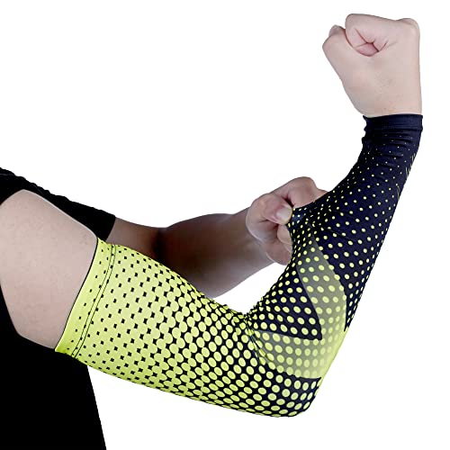 HYSENM Armlinge Sonnenschutz Herren Armstulpen Arm sleeve Armwärmer Elastische Atmungsaktiv Damen für Radsport Arm sleeve gaming Basketball Volleyball armschoner von HYSENM