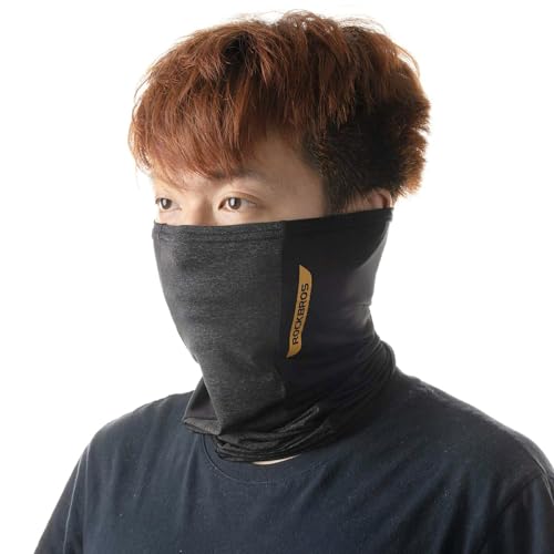 HYSENM Schlauchschal herren Halstuch Damen herren Schlauchschal damen Motorrad halstuch Skimaske Zubehör Halstuch motorrad herren, Grau von HYSENM