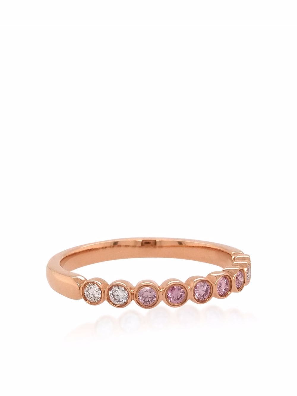 HYT Jewelry 18kt Rotgoldring mit Diamanten - Rosa von HYT Jewelry