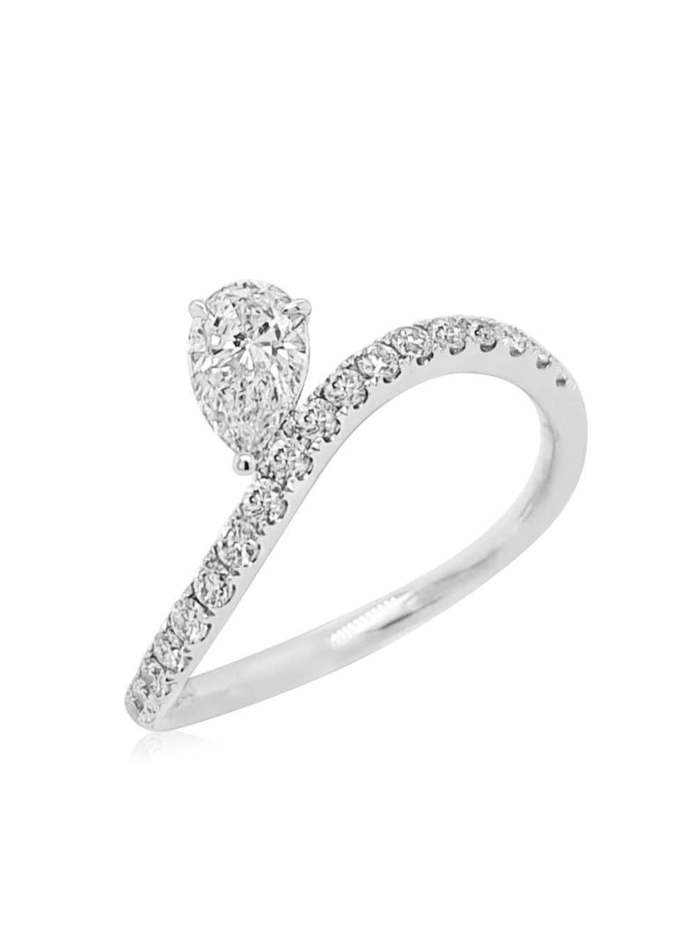 HYT Jewelry Ring aus Platin mit Diamant - Silber von HYT Jewelry