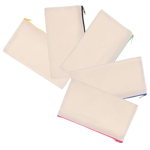 HYTROVE 5stücke Graffiti Taschen Canvas Reißverschluss Federmäppchen Kosmetiktasche Für Reisen Make-up Toilettenartikel Tragbare Organizer Für Kleine Gegenstände von HYTROVE