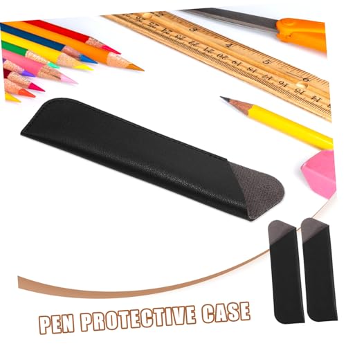 HYTROVE 6 Stück Teiliges PU Leder Füllfederhalter Schutzhüllen Stifteetuis Stiftetaschen für Sichere Aufbewahrung und Design für Büro und Alltag von HYTROVE