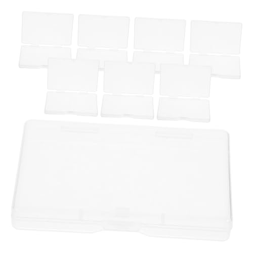 HYTROVE 8 Stück Teiliges Transparentes Kunststoff Kartenaufbewahrungsbox und Wasserfest Multifunktionale Karten Organizer für Visitenkarten Spielkarten und Kleine Gegenstände von HYTROVE