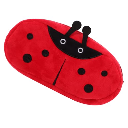 HYTROVE Federmäppchen Aus Plüsch Mit Tierdesign Großes Federmäppchen Mit Reißverschluss Praktische Aufbewahrungsmappe Für Schreibwaren Und Kleine Gegenstände von HYTROVE