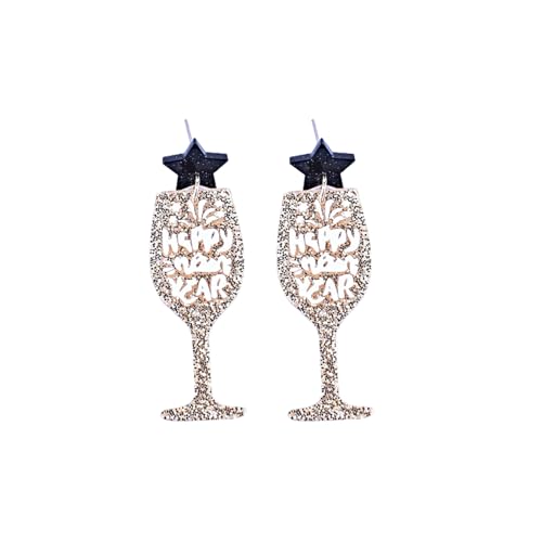 Bling Champagner Ohrringe für Frauen Martini Ohrringe Champagner Geschenk für Frauen Hochzeit Geburtstag Party Geschenke Bling Champagner Ohrringe für Frauen Martini Ohrringe Champagner Geschenk für Frauen Hochzeit Geburtstag Party Geschenke von HYXITVCG