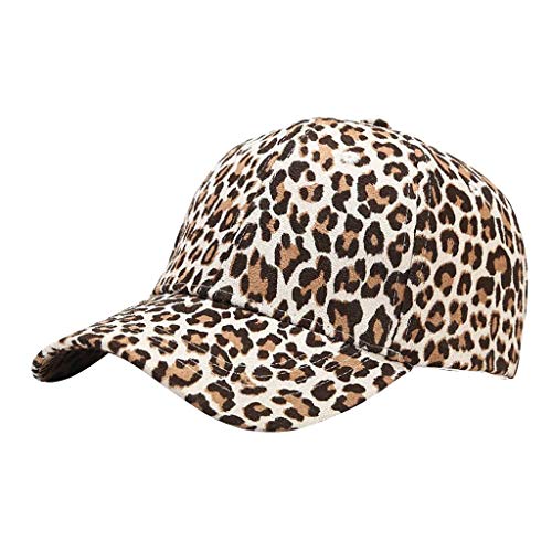 HZMM Unisex Baseballkappe Outdoor Baseball Cap Spitzenplätze neutral Cap Baseball atmungsaktive Frauen Mann Sports Leopard-Baseballmützen Atmungsaktiv Cappi Sonnenschutz von HZMM