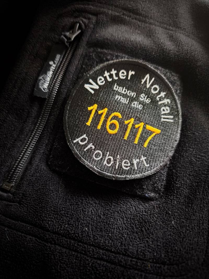 Patch/Aufnäher Rettungsdienst "Netter Notfall" von HZPersonalisierbaer