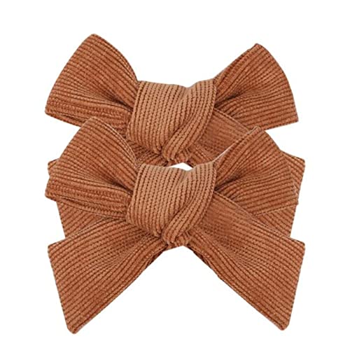 Haarnadel 1/2 stücke Blume Baumwollhaar Bögen mit Clip for Mädchen Feste Boutique Haarklammern Haargrassperren Barrettes Headwear Haare ACESSSORYSOREN Haarnadel Holz(15) von HZWMQDLF