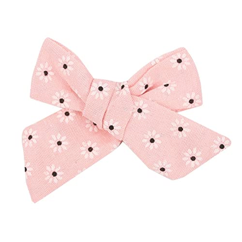 Haarnadel 1/2 stücke Blume Baumwollhaar Bögen mit Clip for Mädchen Feste Boutique Haarklammern Haargrassperren Barrettes Headwear Haare ACESSSORYSOREN Haarnadel Holz(2) von HZWMQDLF