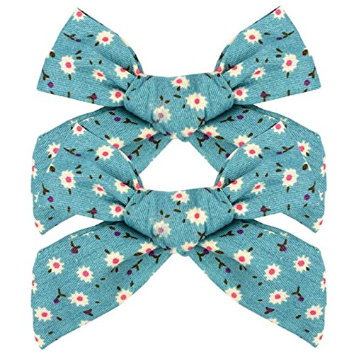 Haarnadel 1/2 stücke Blume Baumwollhaar Bögen mit Clip for Mädchen Feste Boutique Haarklammern Haargrassperren Barrettes Headwear Haare ACESSSORYSOREN Haarnadel Holz(24) von HZWMQDLF