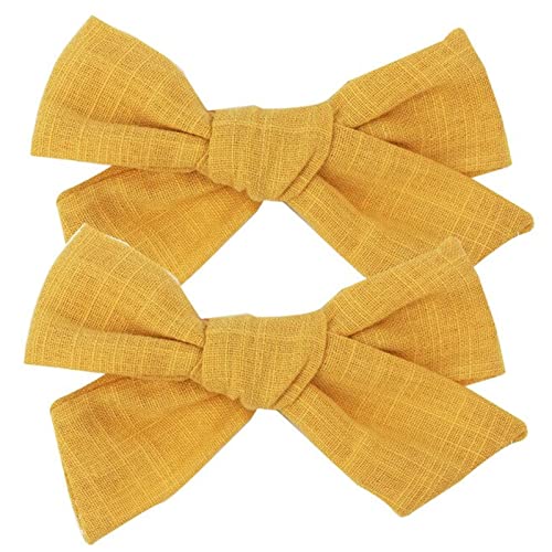 Haarnadel 1/2 stücke Blume Baumwollhaar Bögen mit Clip for Mädchen Feste Boutique Haarklammern Haargrassperren Barrettes Headwear Haare ACESSSORYSOREN Haarnadel Holz(32) von HZWMQDLF