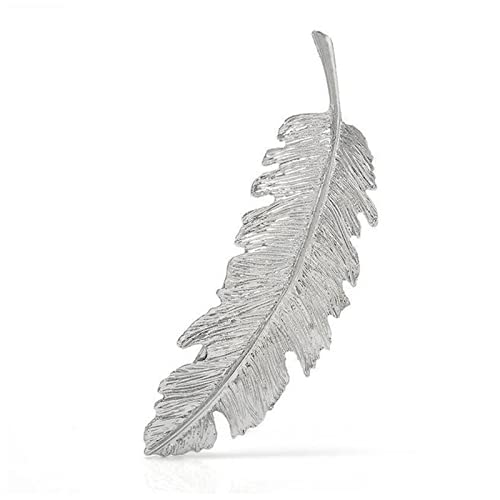 Haarnadel 1 STÜCK Blattfeder Haarspange Barrette Frauen Haarschmuck Mode Süße Anmutige Haargitter 3 Arten Haarnadeln Haarnadel Holz(Silver) von HZWMQDLF
