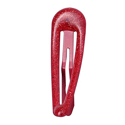 Haarnadel 10/20pcs 5cm Farbe Glitter Haarpins Metallfass Bb. Haarspangen Snap Pins Frauen Haarschmuck Haarnadel Holz(Wine red,10pcs) von HZWMQDLF