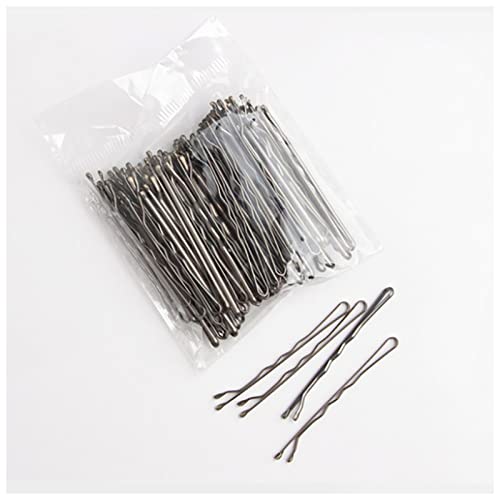 Haarnadel 50/100 stücke Bunte Haarnadeln for Frauen Haarspange Stifte Unsichtbare Welle Haargrüstel Barrette Hairclip Haarspangen Zubehör Haarnadel Holz(100pcs) von HZWMQDLF