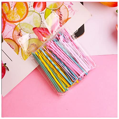 Haarnadel 50/100 stücke Bunte Haarnadeln for Frauen Haarspange Stifte Unsichtbare Welle Haargrüstel Barrette Hairclip Haarspangen Zubehör Haarnadel Holz(50pcs) von HZWMQDLF