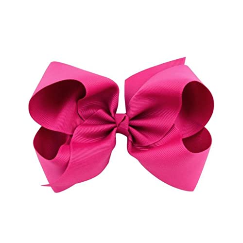 Haarnadel 6 zoll Big Grosgrain Band Massive Haare Bögen mit Clips Mädchen Haarspangen Headwear Boutique Haarschmuck Haarnadel Holz(14) von HZWMQDLF
