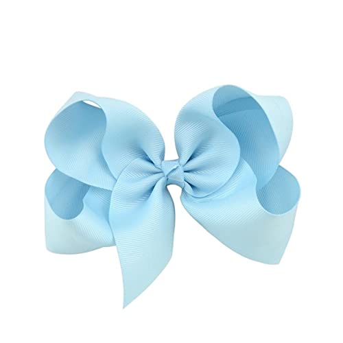 Haarnadel 6 zoll Big Grosgrain Band Massive Haare Bögen mit Clips Mädchen Haarspangen Headwear Boutique Haarschmuck Haarnadel Holz(17) von HZWMQDLF