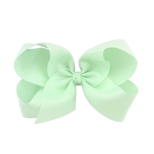 Haarnadel 6 zoll Big Grosgrain Band Massive Haare Bögen mit Clips Mädchen Haarspangen Headwear Boutique Haarschmuck Haarnadel Holz(19) von HZWMQDLF