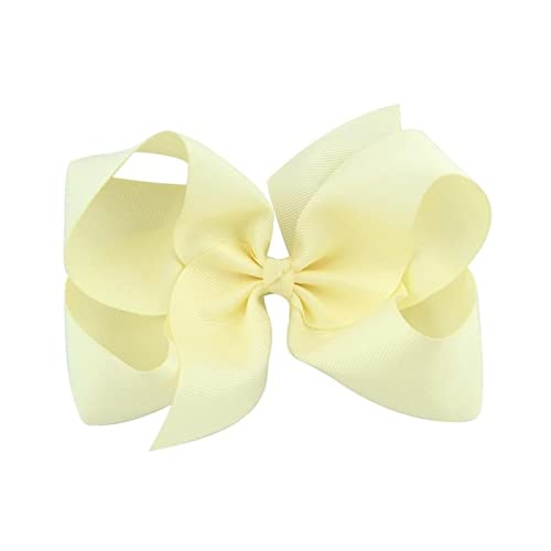 Haarnadel 6 zoll Big Grosgrain Band Massive Haare Bögen mit Clips Mädchen Haarspangen Headwear Boutique Haarschmuck Haarnadel Holz(21) von HZWMQDLF