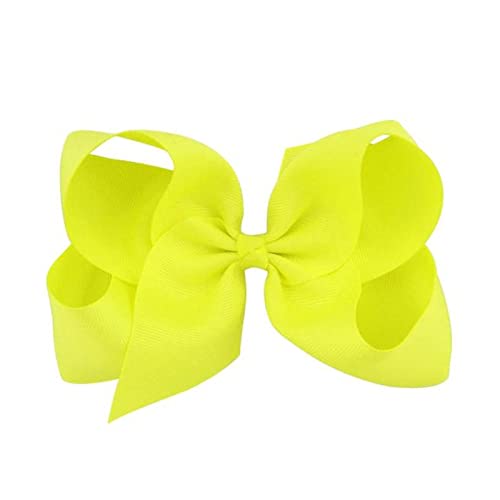 Haarnadel 6 zoll Big Grosgrain Band Massive Haare Bögen mit Clips Mädchen Haarspangen Headwear Boutique Haarschmuck Haarnadel Holz(32) von HZWMQDLF