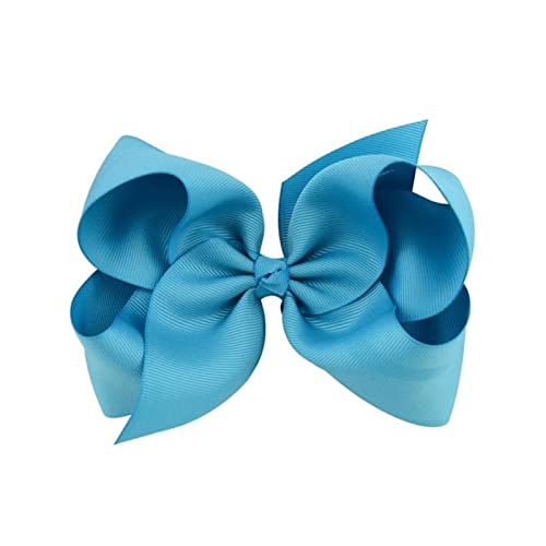 Haarnadel 6 zoll Big Grosgrain Band Massive Haare Bögen mit Clips Mädchen Haarspangen Headwear Boutique Haarschmuck Haarnadel Holz(7) von HZWMQDLF