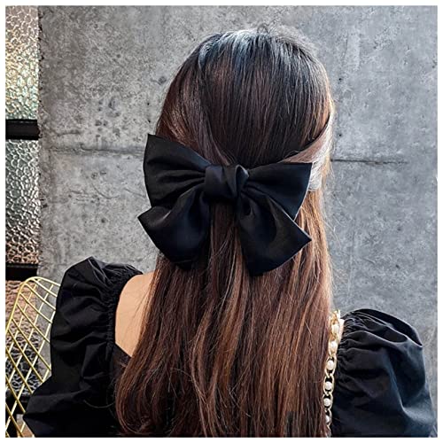 Haarnadel Elegante Stoffband Samt Bogen Haarnadeln Haarklammern Barrettes Erwachsene Kristall Haargriffe Koreanische Kopfschmuck Mädchen Haarschmuck Haarnadel Holz(Black2) von HZWMQDLF