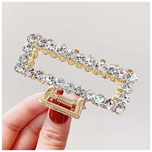 Haarnadel Frauen Elegante Perlen Strass Geometrische Haar Krallen Zurück Haar Hold Clips Süß Dekorieren Stirnband Mode Haarschmuck Haarnadel Holz(23) von HZWMQDLF