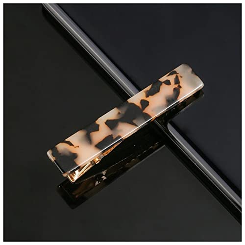 Haarnadel Frauen Metallacetat Haarclips Leopard Print Haarklammern Geometrische Haarspangen Haarklammern Haarspangen Haarklammern Haarnadel Holz(15) von HZWMQDLF