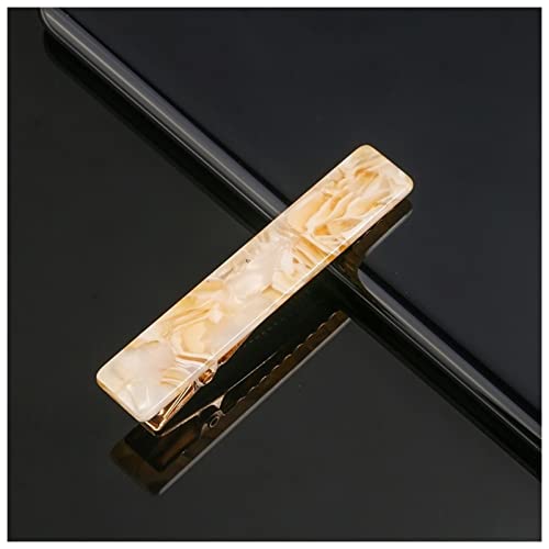 Haarnadel Frauen Metallacetat Haarclips Leopard Print Haarklammern Geometrische Haarspangen Haarklammern Haarspangen Haarklammern Haarnadel Holz(2) von HZWMQDLF