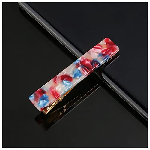 Haarnadel Frauen Metallacetat Haarclips Leopard Print Haarklammern Geometrische Haarspangen Haarklammern Haarspangen Haarklammern Haarnadel Holz(3) von HZWMQDLF