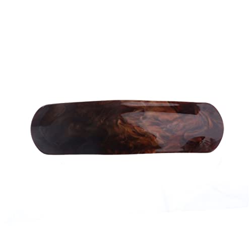 Haarnadel Große Bogenclip-Barrettes-Zubehör for lange dicke Haare Frauen Mädchen Haarnadel Holz(81Rectangle-BROWN) von HZWMQDLF