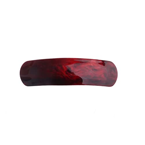 Haarnadel Große Bogenclip-Barrettes-Zubehör for lange dicke Haare Frauen Mädchen Haarnadel Holz(81Rectangle red) von HZWMQDLF