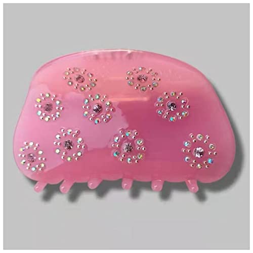 Haarnadel Korea Mode Acetat Halbkreis Kristall Haar Clip Zubehör for Frauen Schwarz Luxus Haarnadeln Kopfschmuck Haarnadel Holz(SKU-03) von HZWMQDLF