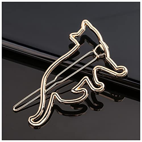 Haarnadel Mode Metal Liebe Herz Haar Clip Elegante Sterne Runde Barrette for Frauen Süße Haarnadeln Barrettes Haarschmuck Haarnadel Holz(2-Gold) von HZWMQDLF