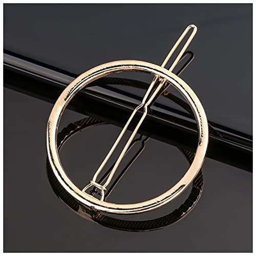 Haarnadel Mode Metal Liebe Herz Haar Clip Elegante Sterne Runde Barrette for Frauen Süße Haarnadeln Barrettes Haarschmuck Haarnadel Holz(20-Gold) von HZWMQDLF