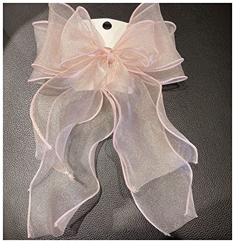 Haarnadel Princess Barrette Haarspange Multi-Layer Band Bogen Haarnadeln Haarnadeln for Frauen Korean Kopfschmuck Frauen Haarschmuck Haarnadel Holz(Pink) von HZWMQDLF