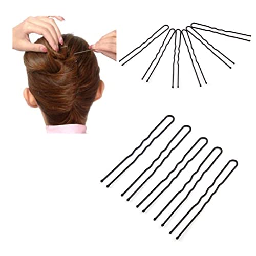 Haarnadel Sommer Haarnadeln los 36 stücke haar schwarz winkte u-förmige beliebte barrette salon griff updo hair clip frauen haarschmuck Haarnadel Holz von HZWMQDLF