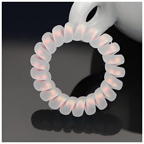 Stirnband Damen 10 teile/los Mädchen Frauen Telefonkabel Elastische Pferdeschwanzhalter Haar Ring Zubehör Mode Matte Textur Farben Warmbindung Stirnband Damen Winter(Small Size Style 1) von HZWMQDLF