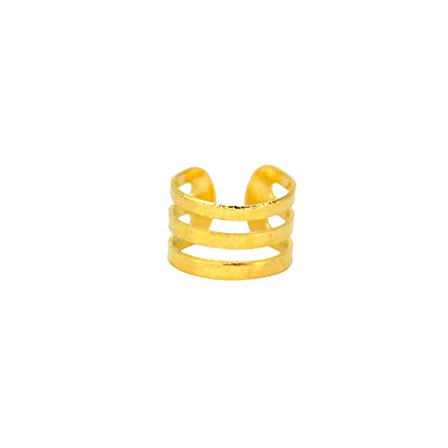 Stirnband Damen 50 stücke Gold/Silber einstellbares Haar Dreadlock Perlen Manschetten Ringe Hoop Kreis Zöpfe Haarwerkzeuge Zubehör Stirnband Damen Winter(50pcs gold) von HZWMQDLF