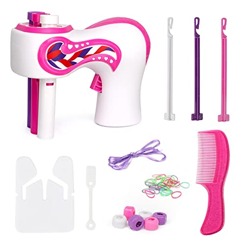Stirnband Damen Automatisches Haar-Flechter-Kit elektrisch DIY. Haarwebart Maschine Twist Strick Roll Twisted Braiding Styling Werkzeuge for Mädchen Geschenk Stirnband Damen Winter von HZWMQDLF