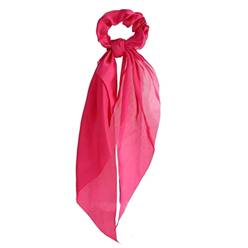 Stirnband Damen Mode Floral Print Scrhocken Solid Langes Haar Ribbon for Frauen Pferdeschwanz Schal Süßes elastisches Haarband Haar-Zubehör Stirnband Damen Winter(CS636011) von HZWMQDLF